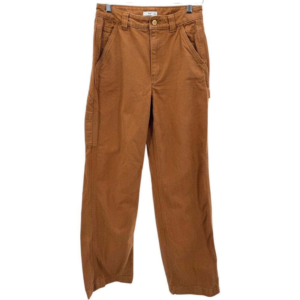 Aritzia Tna Greenwich‎ Utility Carpenter Pants Size 0 Camel Brown Streetwear